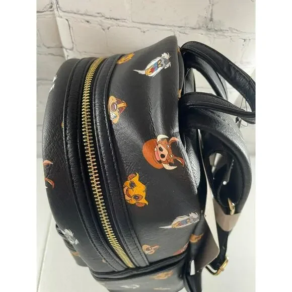 Loungefly Disney NWT The Lion King Black Mini Backpack RARE - Picture 5 of 12